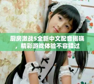 厨房激战5全新中文配音揭晓，精彩游戏体验不容错过