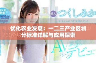 优化农业发展：一二三产业区划分标准详解与应用探索
