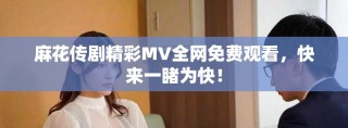 麻花传剧精彩MV全网免费观看，快来一睹为快！