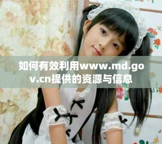 如何有效利用www.md.gov.cn提供的资源与信息