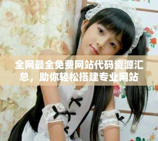 全网最全免费网站代码资源汇总，助你轻松搭建专业网站