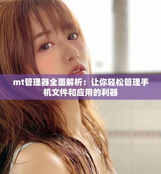 mt管理器全面解析：让你轻松管理手机文件和应用的利器