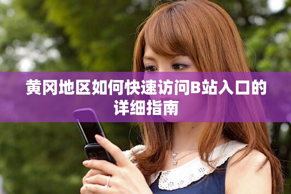 黄冈地区如何快速访问B站入口的详细指南