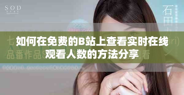 如何在免费的B站上查看实时在线观看人数的方法分享