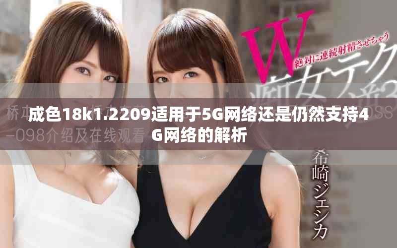 成色18k1.2209适用于5G网络还是仍然支持4G网络的解析