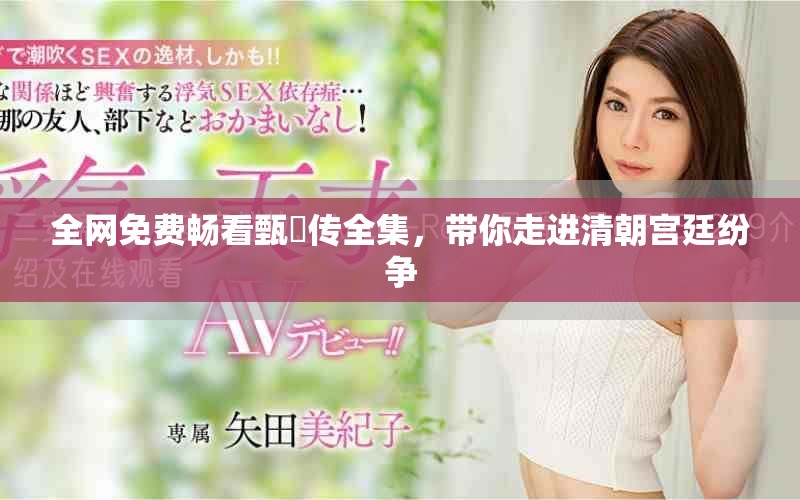 全网免费畅看甄嬛传全集，带你走进清朝宫廷纷争
